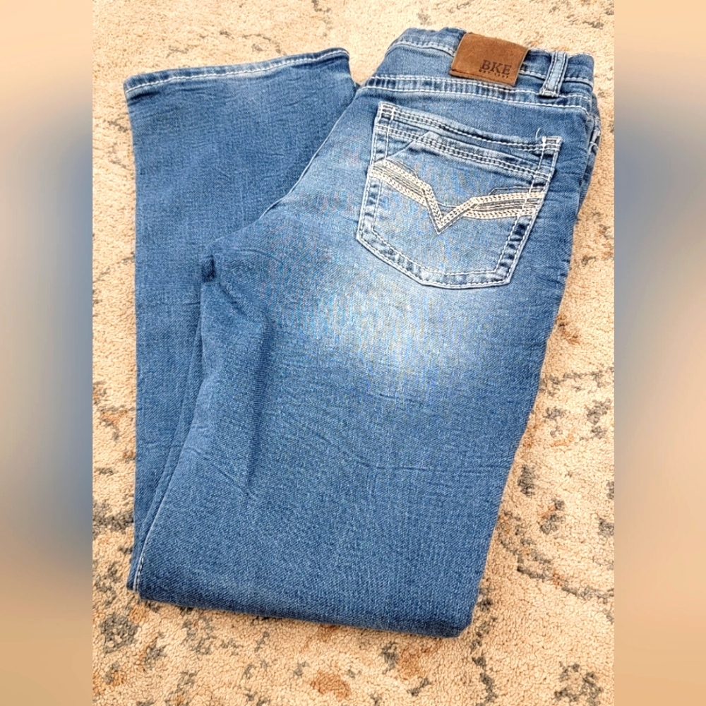 Boys BKE Connor Bootcut Jeans Size 14